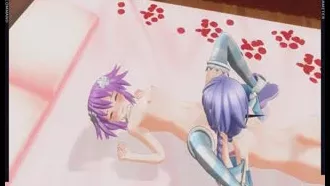 Yuri Neptune x Plutia [CM3D2] 